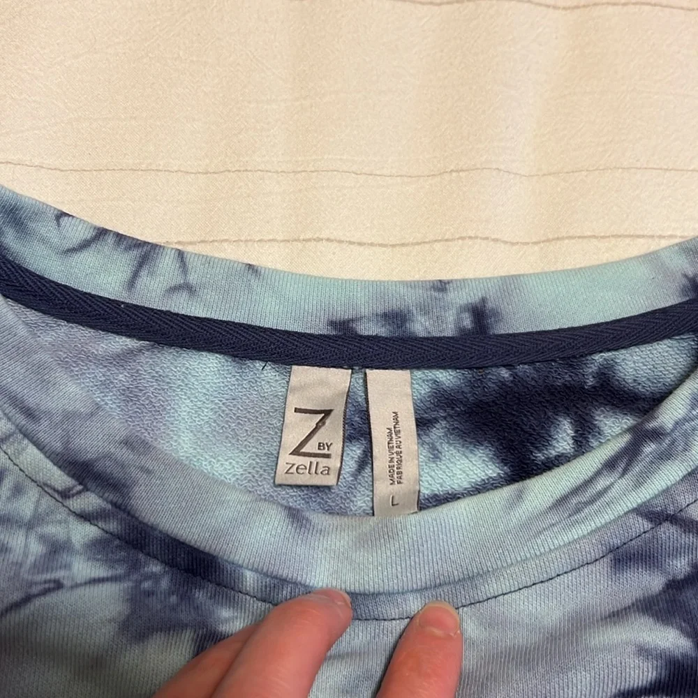 Z by Zella Tie Dye Crop Sweatshirt - Picture 5 of 7